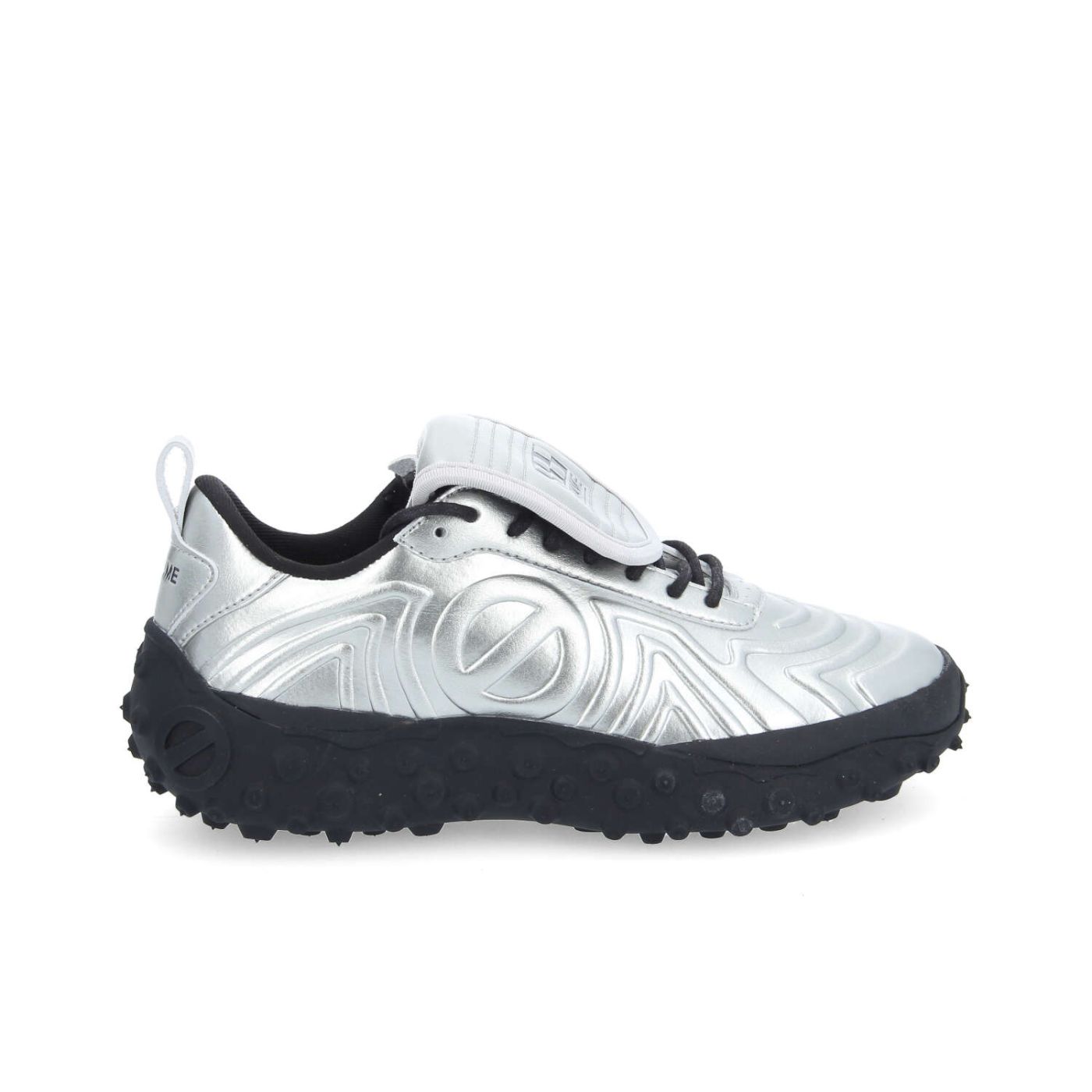 ONDA SNEAKER W - LEATHER METAL - ARGENTO